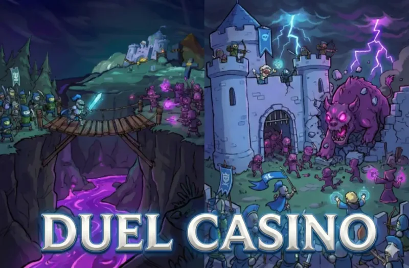 Duel casino illustrated key art