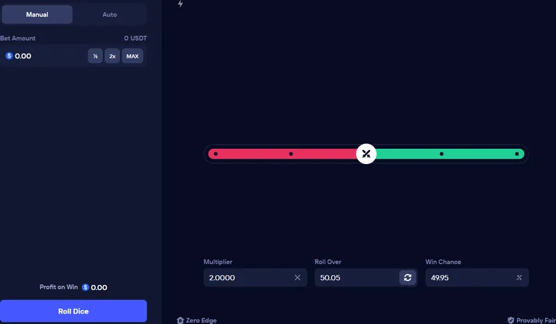 Duel Dice game interface