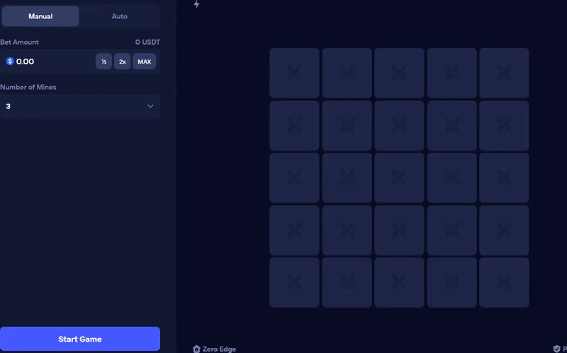 Duel Mines game interface